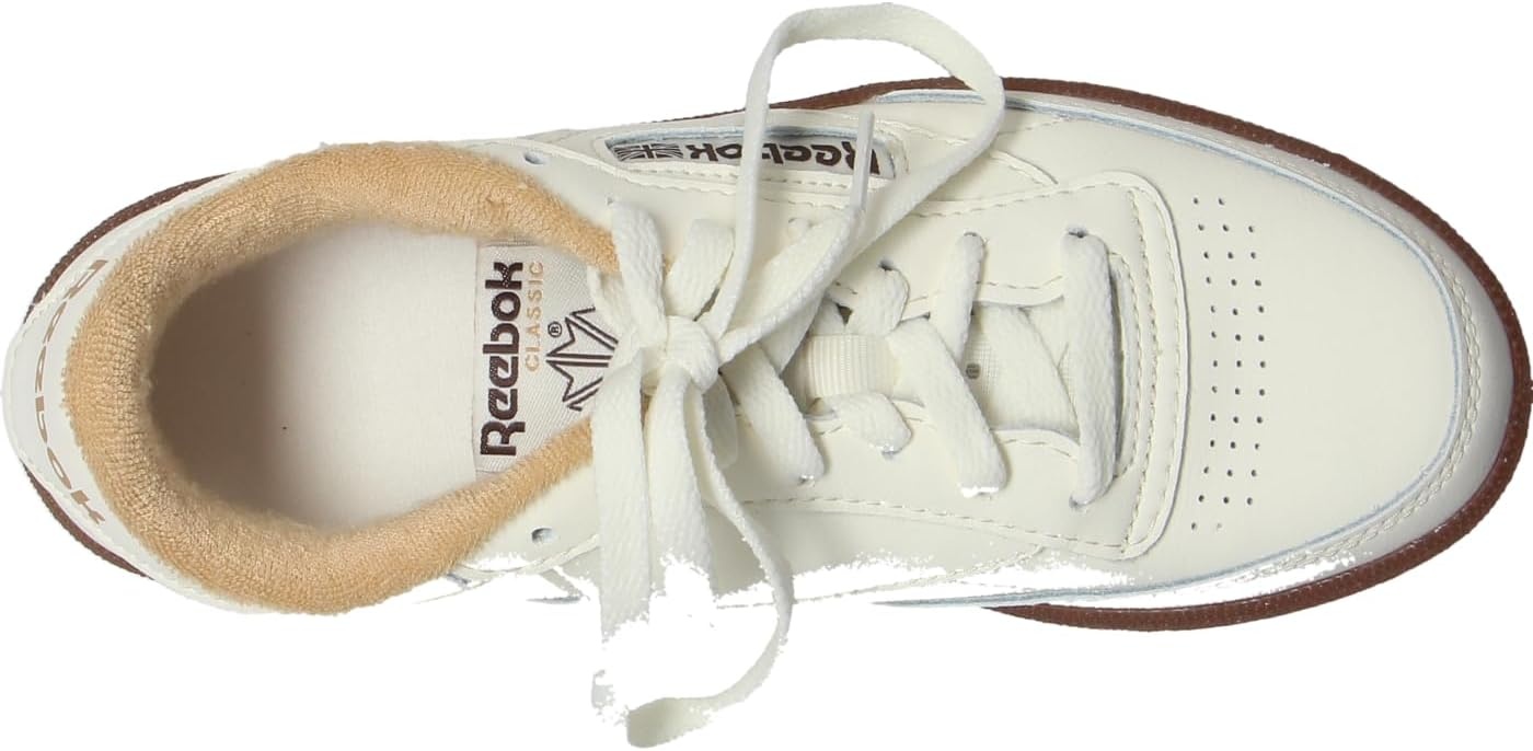 image:imageReebok Classic Nylon Womens Sneakers Casual Tennis Shoes WomenVintagechalk Chalk Camel