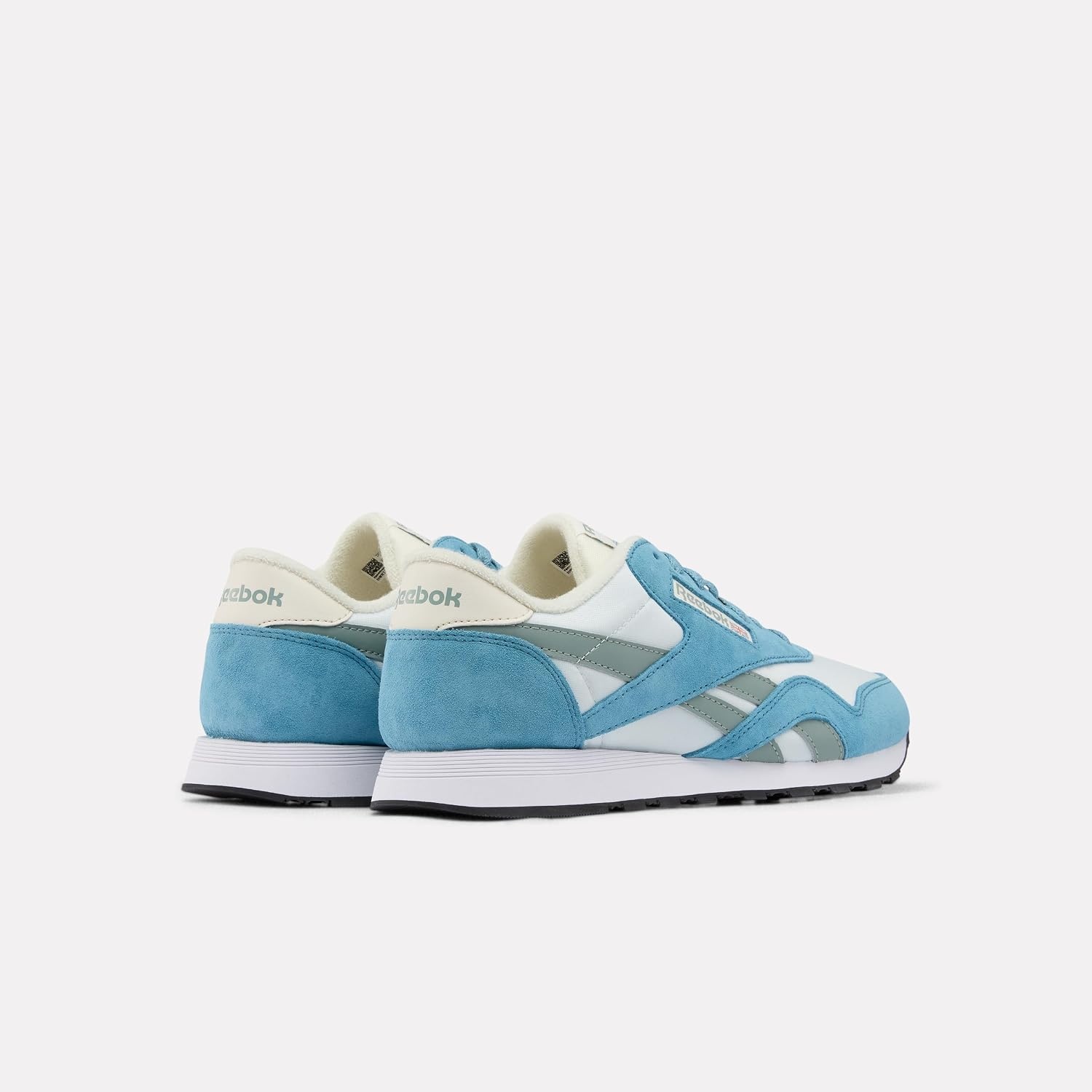 image:imageReebok Classic Nylon Womens Sneakers Casual Tennis Shoes WomenWarppedblue Lightfog Pearlgrey