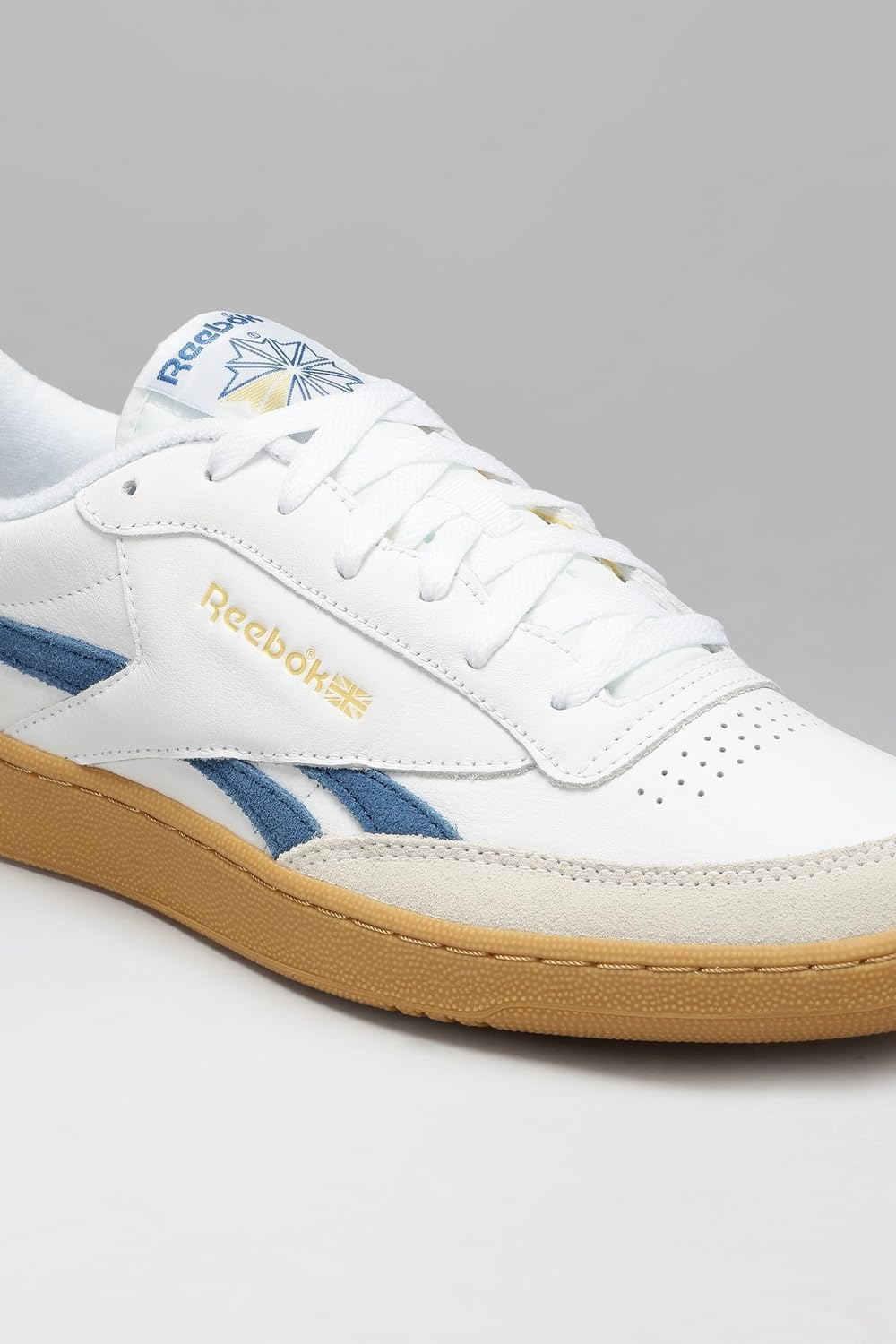 image:imageReebok Classic Nylon Womens Sneakers Casual Tennis Shoes WomenWhite Athleticblue Gum