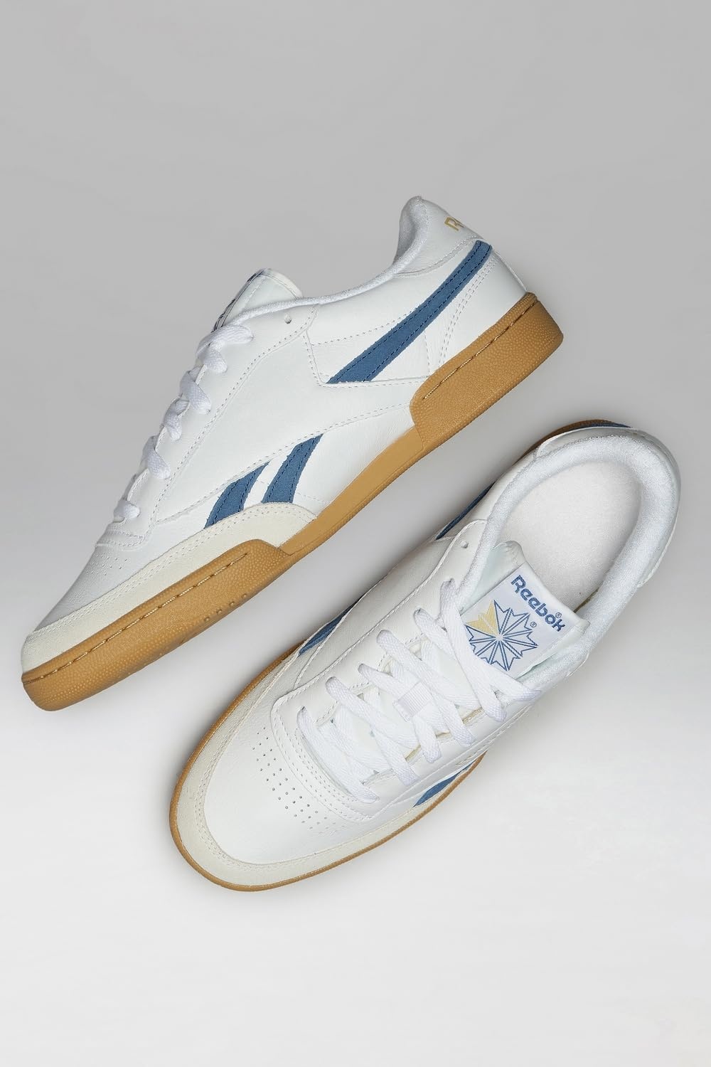image:imageReebok Classic Nylon Womens Sneakers Casual Tennis Shoes WomenWhite Athleticblue Gum