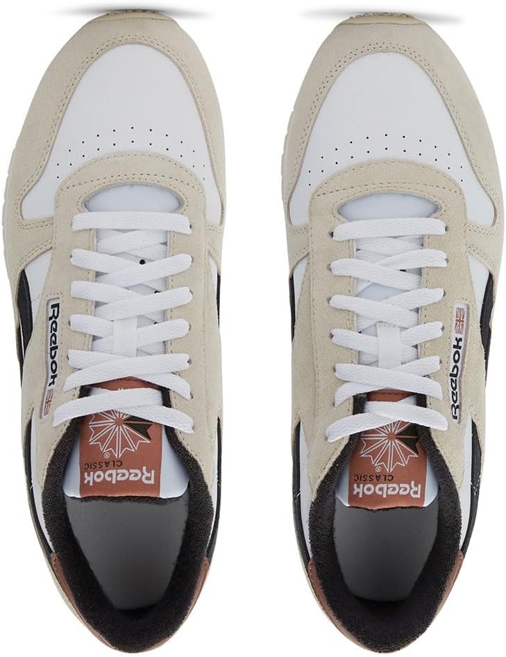 image:imageReebok Classic Nylon Womens Sneakers Casual Tennis Shoes WomenWhite Sand Black