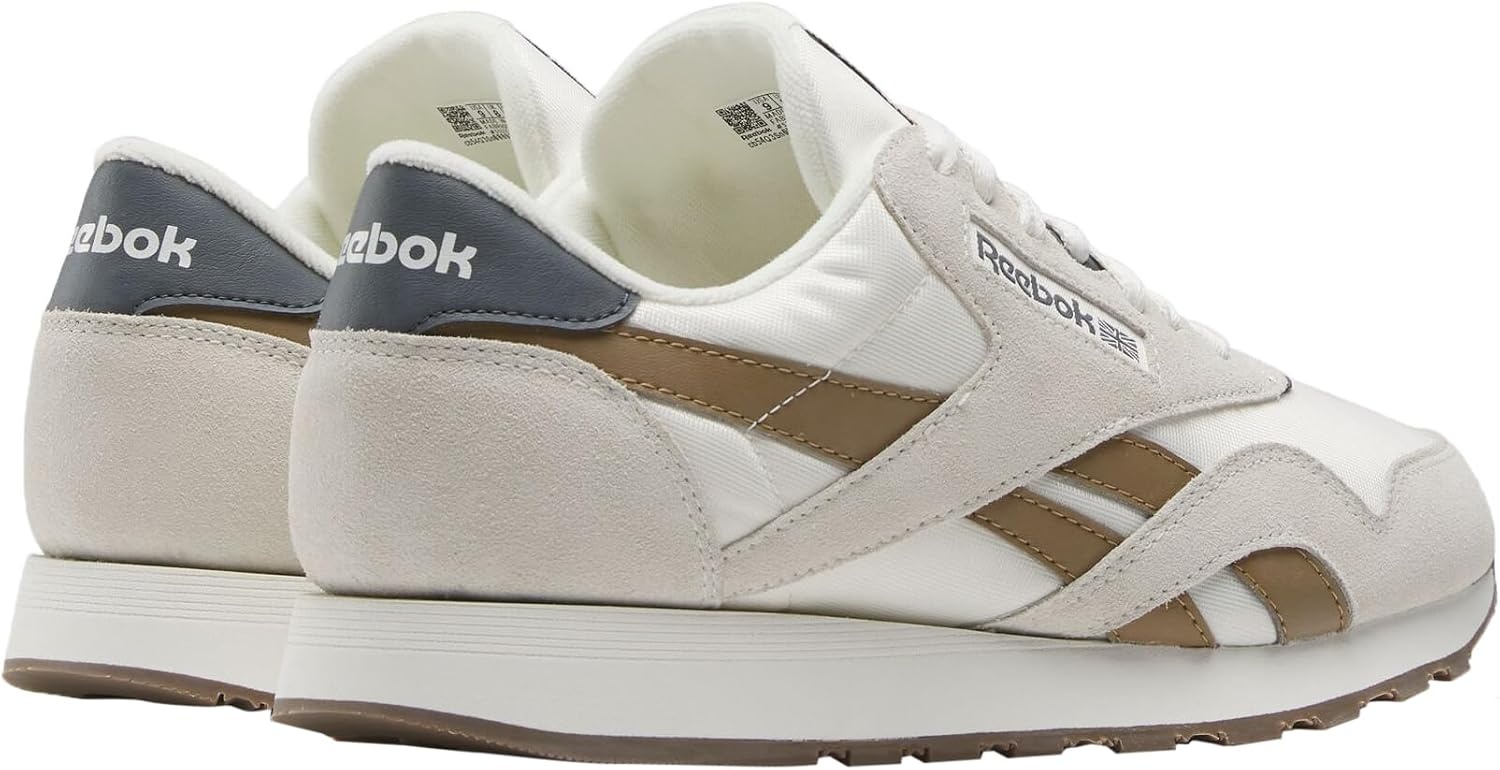 image:imageReebok Classic Nylon Womens Sneakers Casual Tennis Shoes WomenWhite Unleashed Green Grey 1