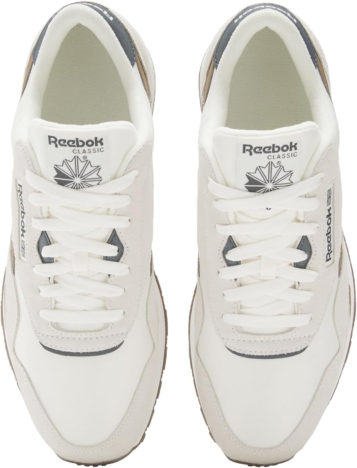 image:imageReebok Classic Nylon Womens Sneakers Casual Tennis Shoes WomenWhite Unleashed Green Grey 1