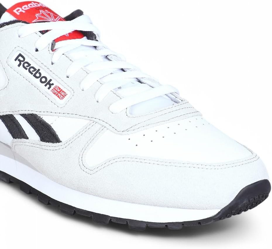 image:imageReebok Classic Nylon Womens Sneakers Casual Tennis Shoes WomenWhiteMist GreyBlack