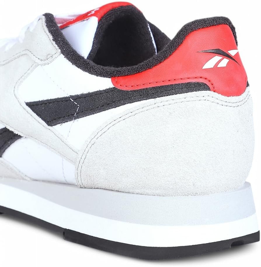 image:imageReebok Classic Nylon Womens Sneakers Casual Tennis Shoes WomenWhiteMist GreyBlack