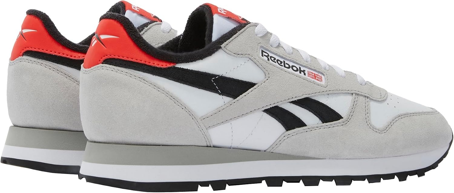 image:imageReebok Classic Nylon Womens Sneakers Casual Tennis Shoes WomenWhiteMist GreyBlack