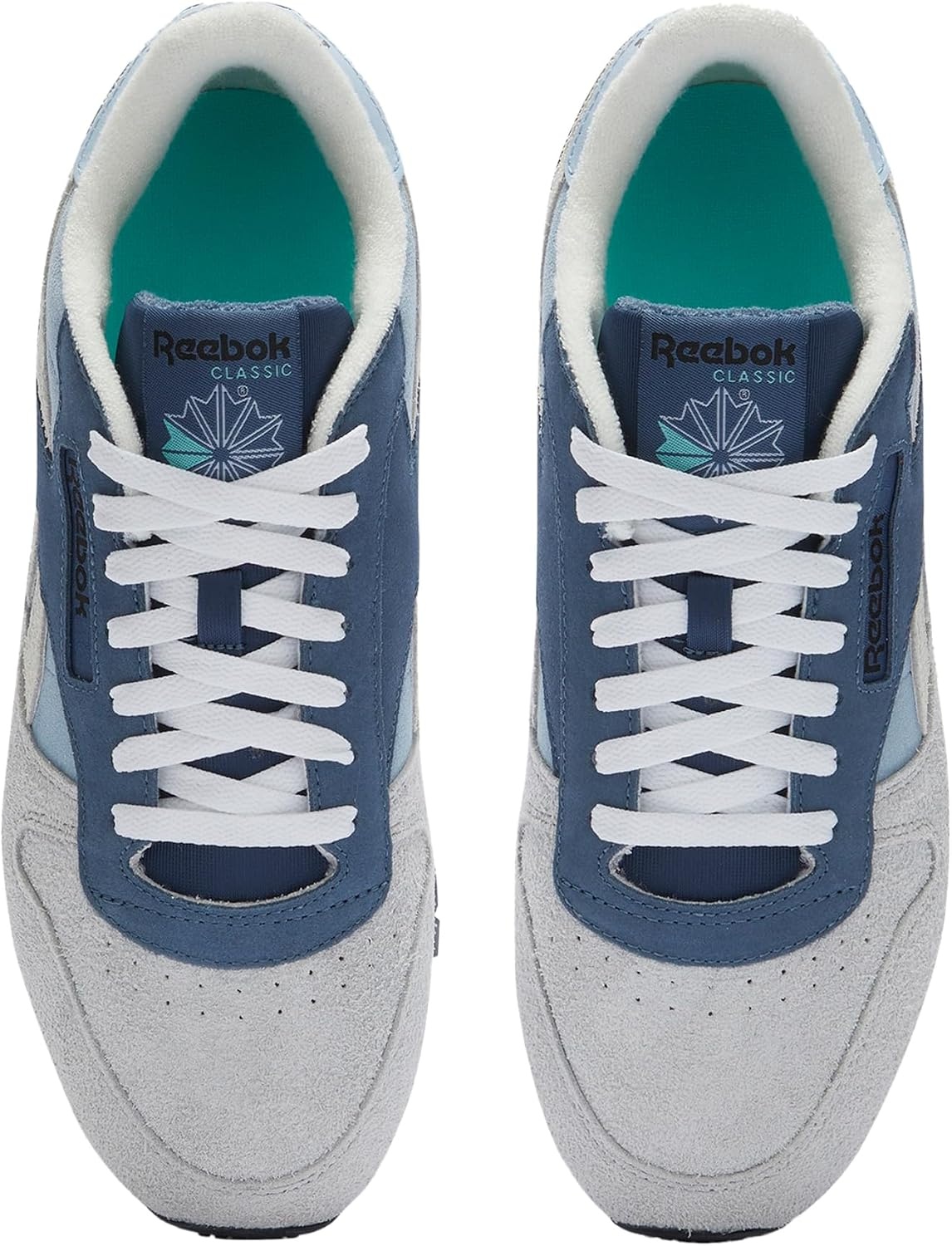 image:imageReebok Classic Nylon Womens Sneakers Casual Tennis Shoes WomenY2k Blue Shadow Grey 1