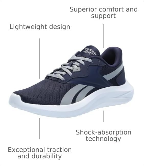 image:imageReebok Energen LuxVector NavyWhiteGrey 3