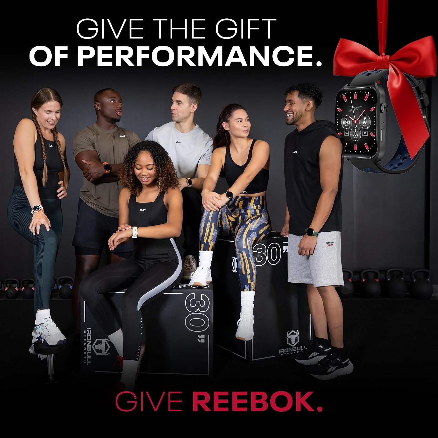 image:imageReebok ICON SMARTWATCH Victory GoldPhantom Black