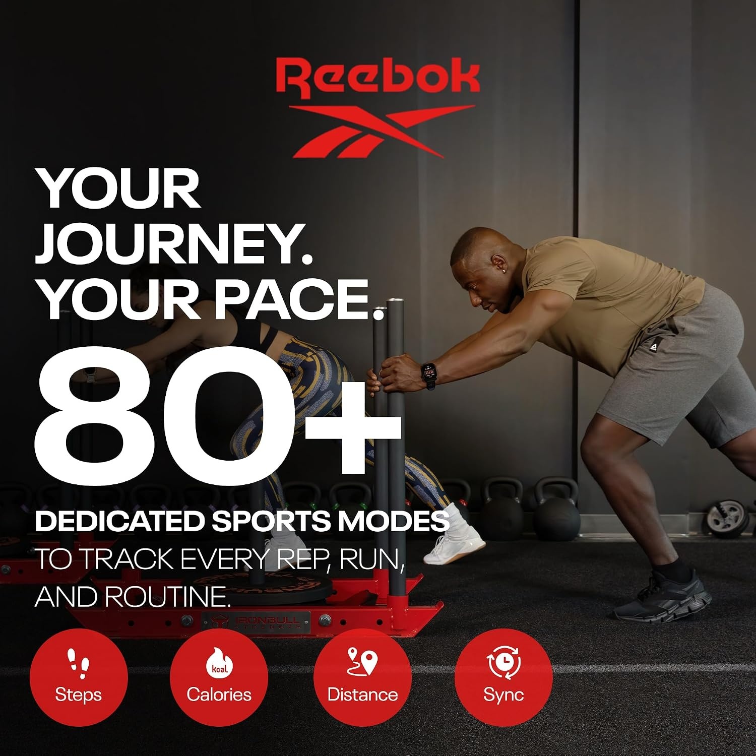 image:imageReebok ICON SMARTWATCH Victory GoldPhantom Black