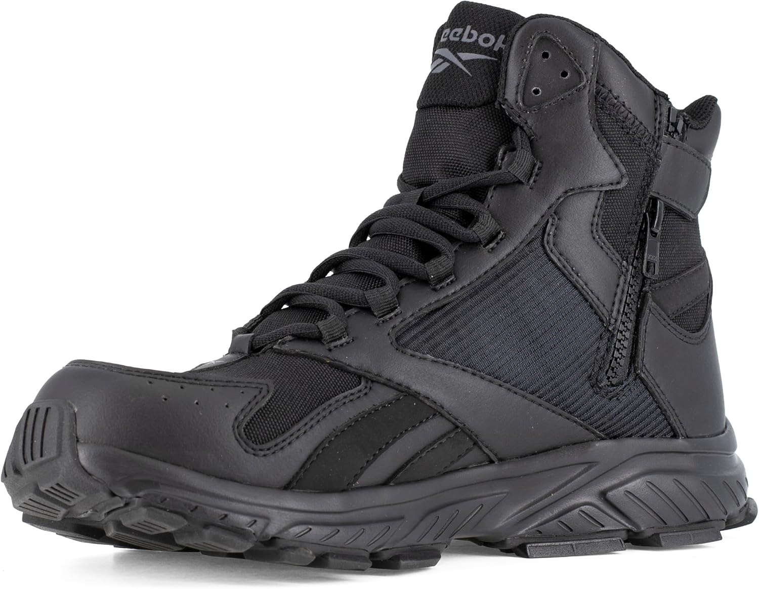 image:imageReebok Mens Hyperium Tactical Electrical Hazard Soft Toe Tactical 6 Boot with Size ZipperBlack