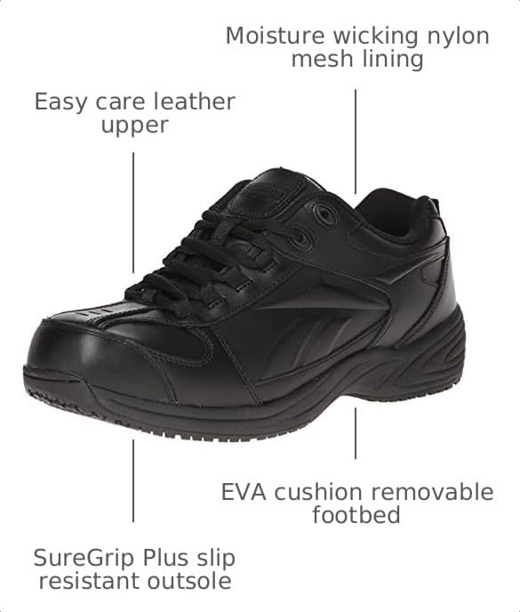 image:imageReebok Mens Jorie Street Sport Jogger Work Industrial amp Construction Shoe Black 9 USBlack
