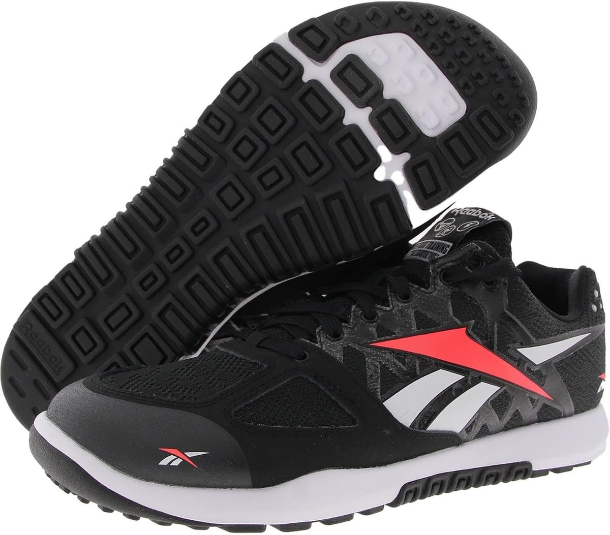 image:imageReebok Mens Nano 20 Cross Training ShoesWhiteBlackNeon Cherry