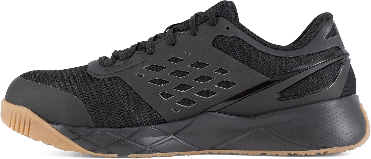 image:imageReebok Mens Nanoflex Work Electrical Hazard Composite Toe ShoeBlackGum