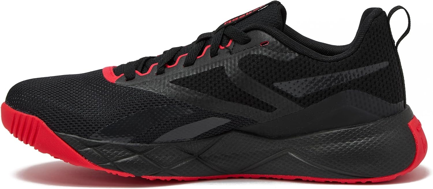 image:imageReebok Mens Nfx TrainerBlackEnergy RedFootwear White