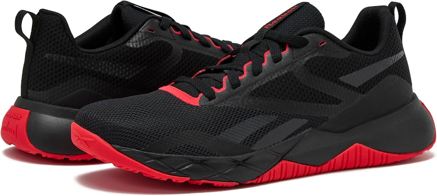 image:imageReebok Mens Nfx TrainerBlackEnergy RedFootwear White