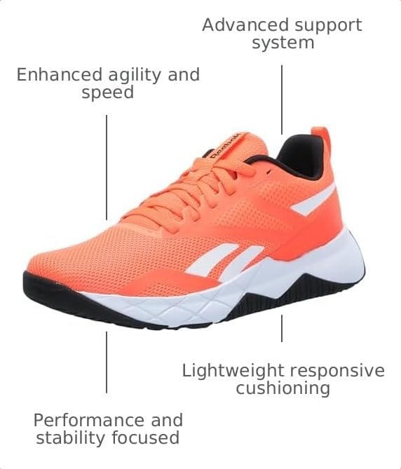 image:imageReebok Mens Nfx TrainerDigital CoralSupercharged CoralBlack