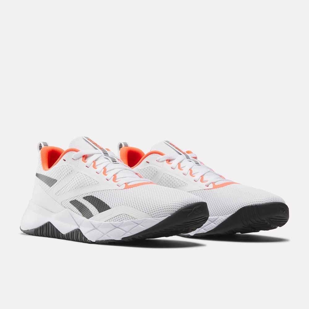 image:imageReebok Mens Nfx TrainerFtwwht Cblack Orgfla