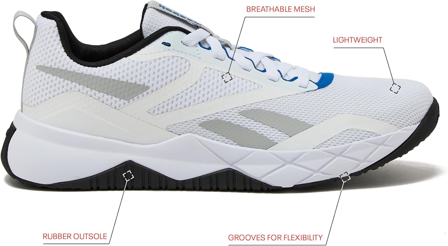 image:imageReebok Mens Nfx TrainerWhiteBlackOptimum Blue