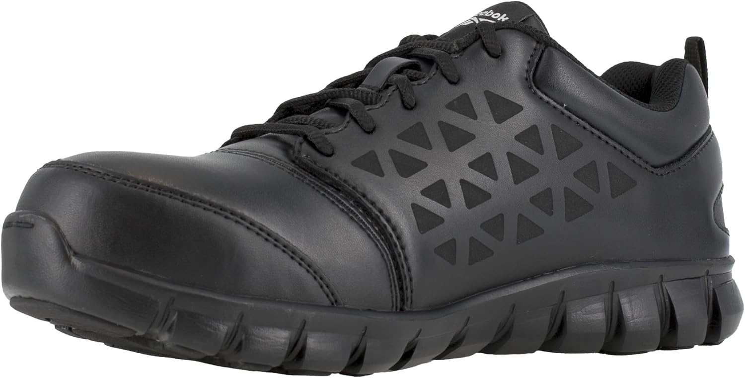 image:imageReebok Mens Rb4041 Sublite Cushion Safety Toe Athletic Work Shoe BlackBlackblackwhite