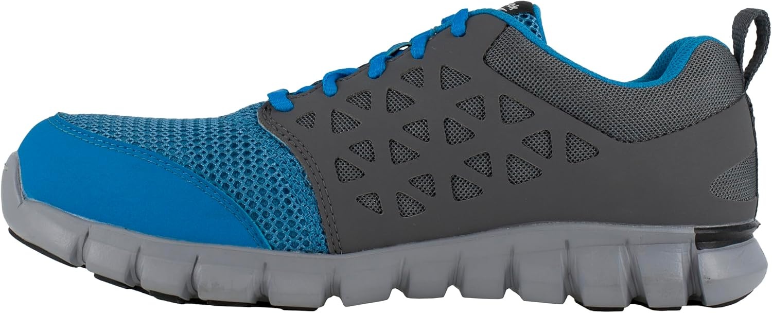 image:imageReebok Mens Rb4041 Sublite Cushion Safety Toe Athletic Work Shoe BlackBlue