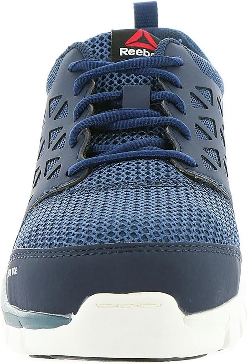 image:imageReebok Mens Rb4041 Sublite Cushion Safety Toe Athletic Work Shoe BlackBlue and Grey