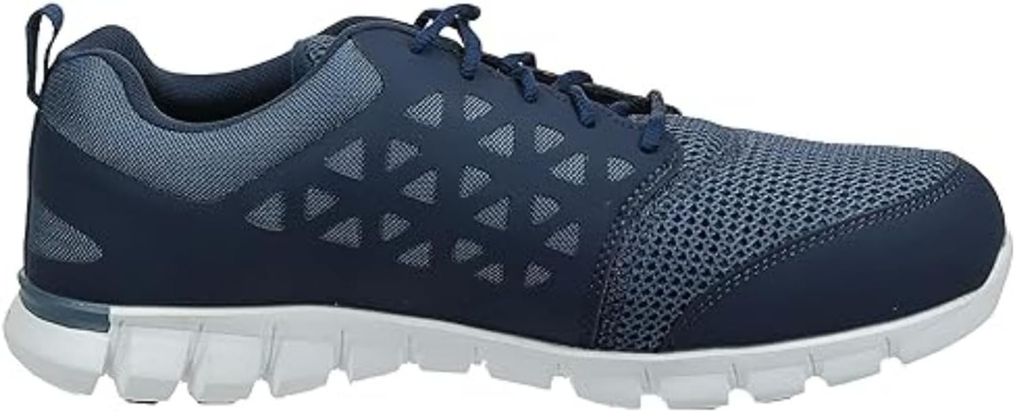 image:imageReebok Mens Rb4041 Sublite Cushion Safety Toe Athletic Work Shoe BlackNavy