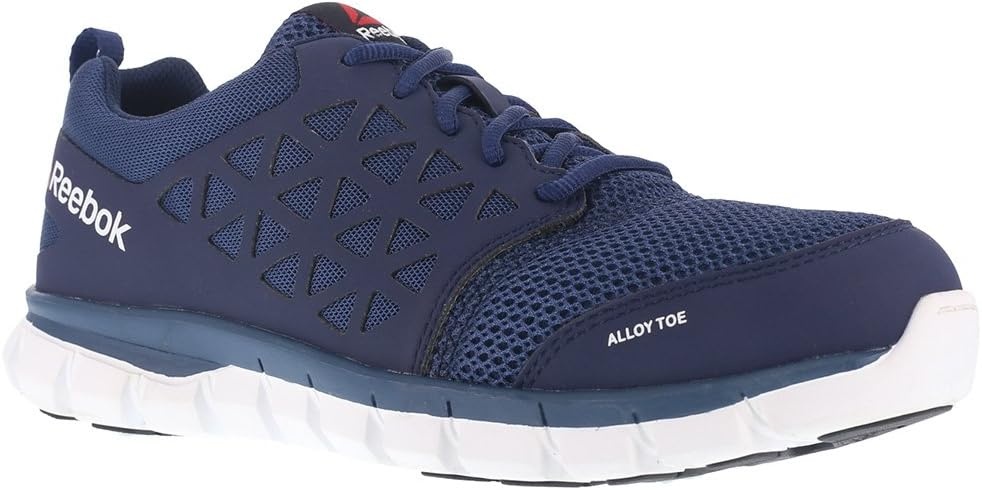 image:imageReebok Mens Rb4041 Sublite Cushion Safety Toe Athletic Work Shoe BlackNavy