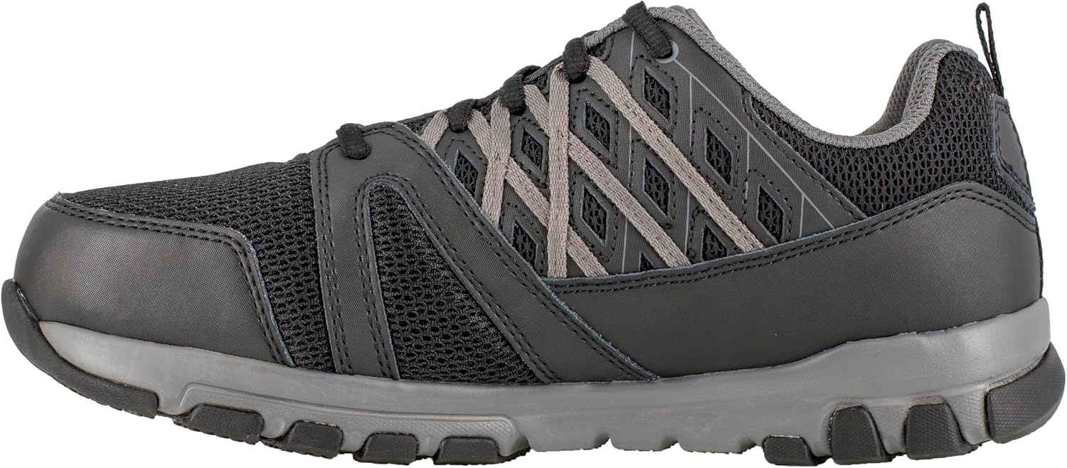 image:imageReebok Mens Rb416 Sublite Cushion Work Safety Athletic Slipon Composite Toe ShoesBlack