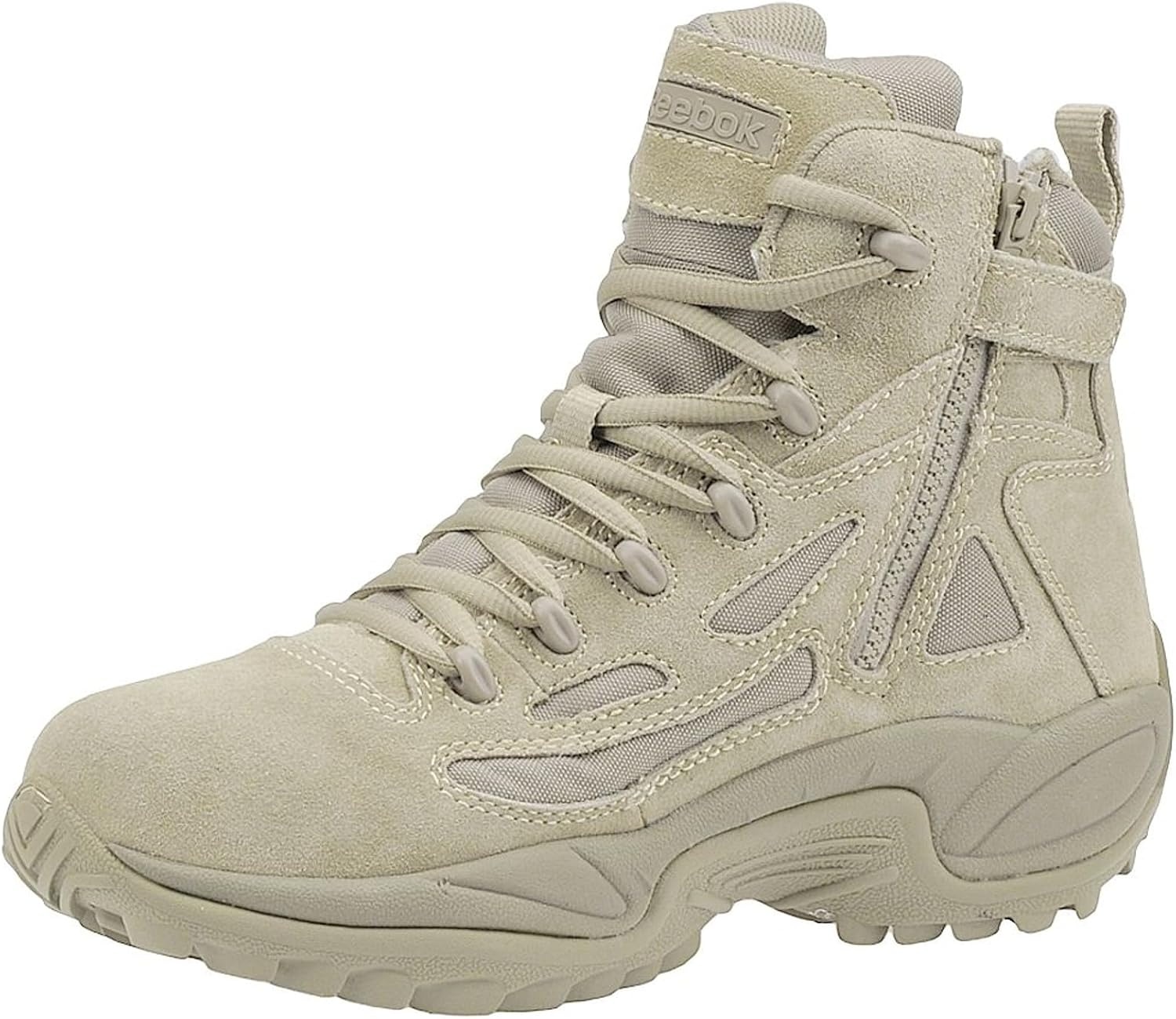 image:imageReebok Mens Rb8694 Rapid Response Rb Composite Toe 6 Tactical Stealth Boot Sidezipper Desert Tan Military amp Tactical BootsDesertsuede