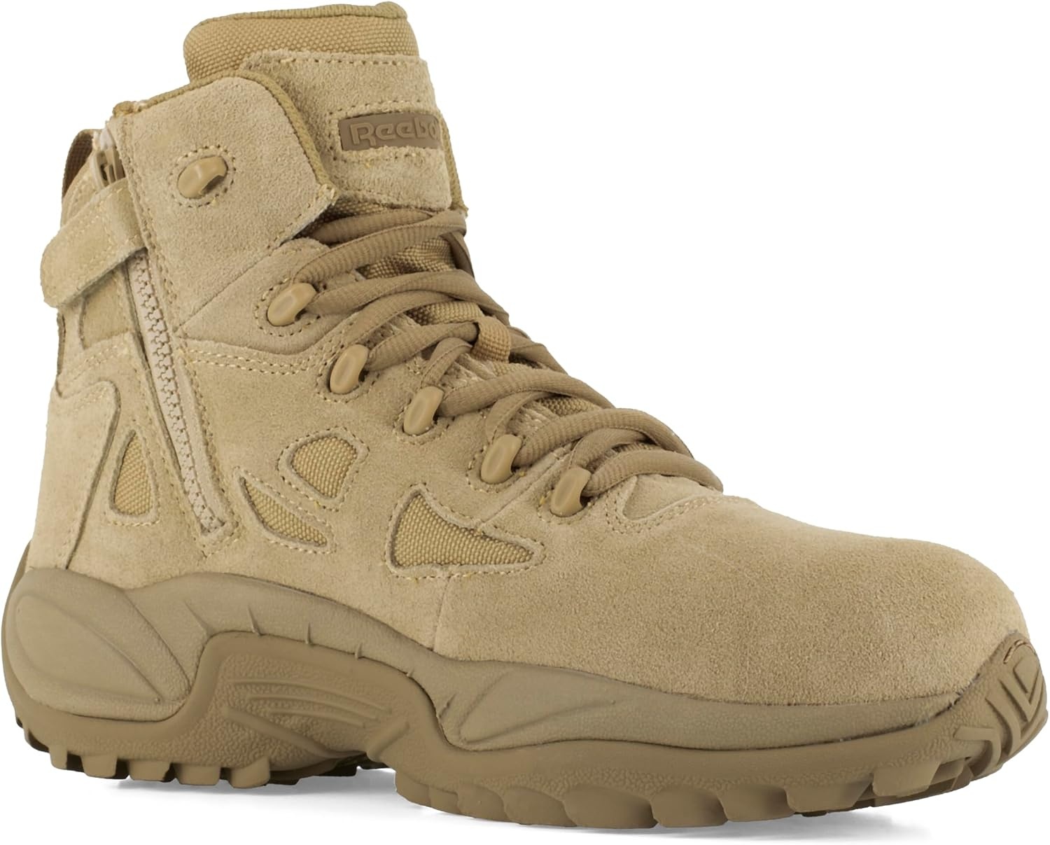 image:imageReebok Mens Rb8694 Rapid Response Rb Composite Toe 6 Tactical Stealth Boot Sidezipper Desert Tan Military amp Tactical BootsTan