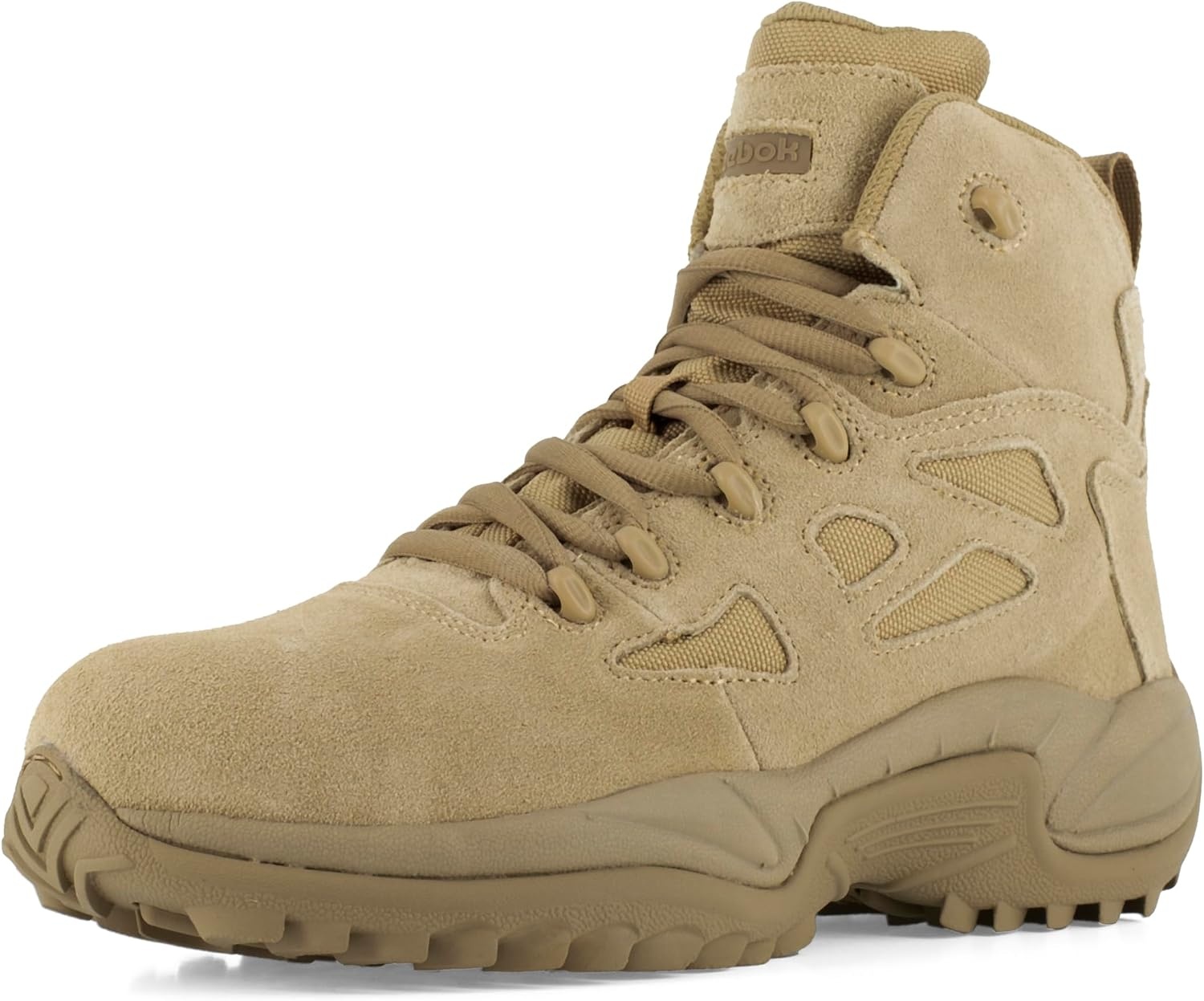 image:imageReebok Mens Rb8694 Rapid Response Rb Composite Toe 6 Tactical Stealth Boot Sidezipper Desert Tan Military amp Tactical BootsTan