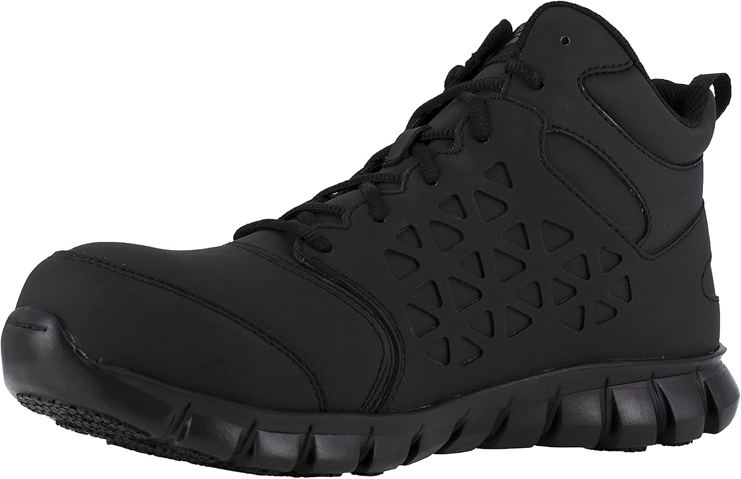 image:imageReebok Mens Sublite Cushion Mid Slip Resistant Alloy Toe WorkDuty BlackBlack