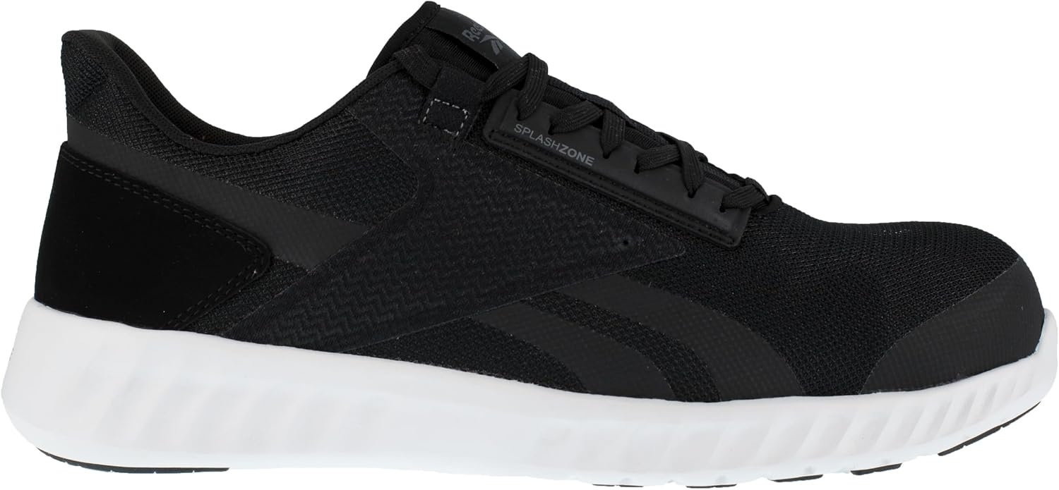 image:imageReebok Mens Sublite Legend Static Dissapative Composite Toe ShoeBlack and White