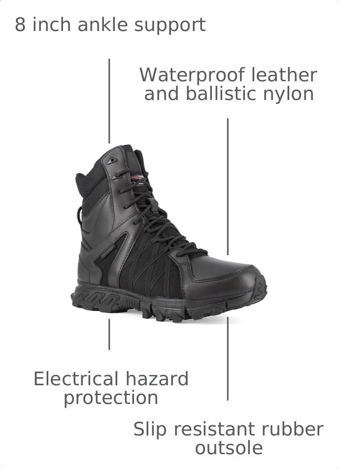 image:imageReebok Mens Trailgrip Tactical Soft Toe Black 9 M