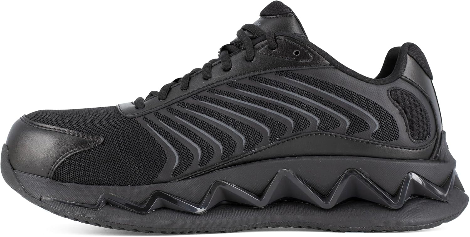 image:imageReebok Mens Work Mens Zig Elusion Heritage Work Black Composite Toe BootsBlack