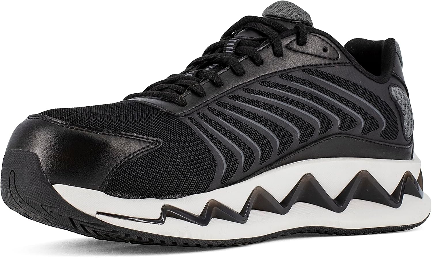 image:imageReebok Mens Work Zig Elusion Heritage SneakersBlack
