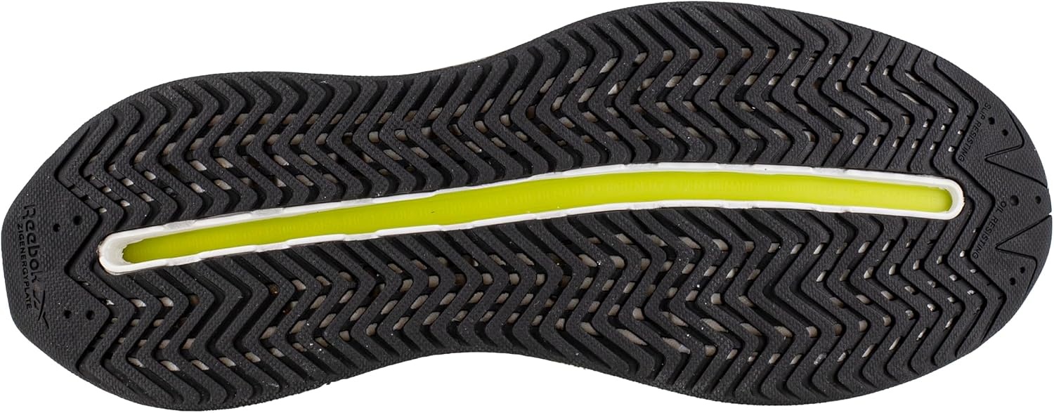 image:imageReebok Mens Work Zig Elusion Heritage SneakersBlackLime Green
