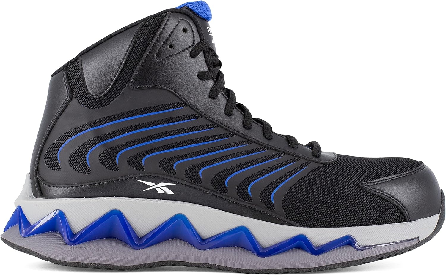 image:imageReebok Mens Work Zig Elusion Heritage SneakersBlackblue