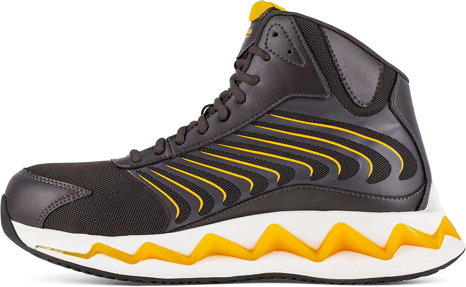 image:imageReebok Mens Work Zig Elusion Heritage SneakersCharcoal Brown