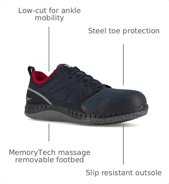 image:imageReebok Mens Zprint Work Safety Toe Athletic Work Industrial Construction Shoe Cobalt Blue 9 USNavy