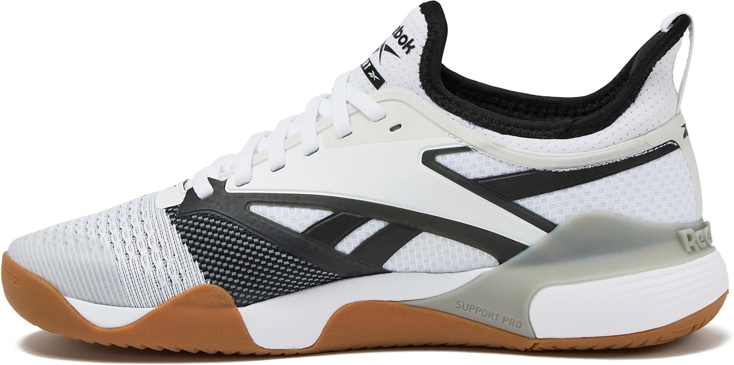 image:imageReebok Nano Court Sport Mens Pickleball or Tennis Shoes for MenWhiteBlackGrey 1