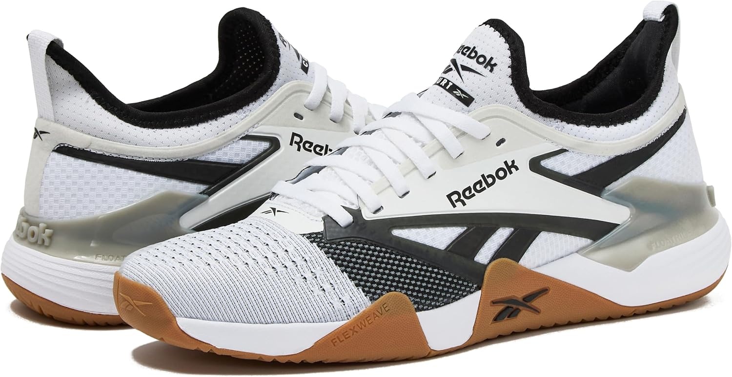 image:imageReebok Nano Court Sport Mens Pickleball or Tennis Shoes for MenWhiteBlackGrey 1