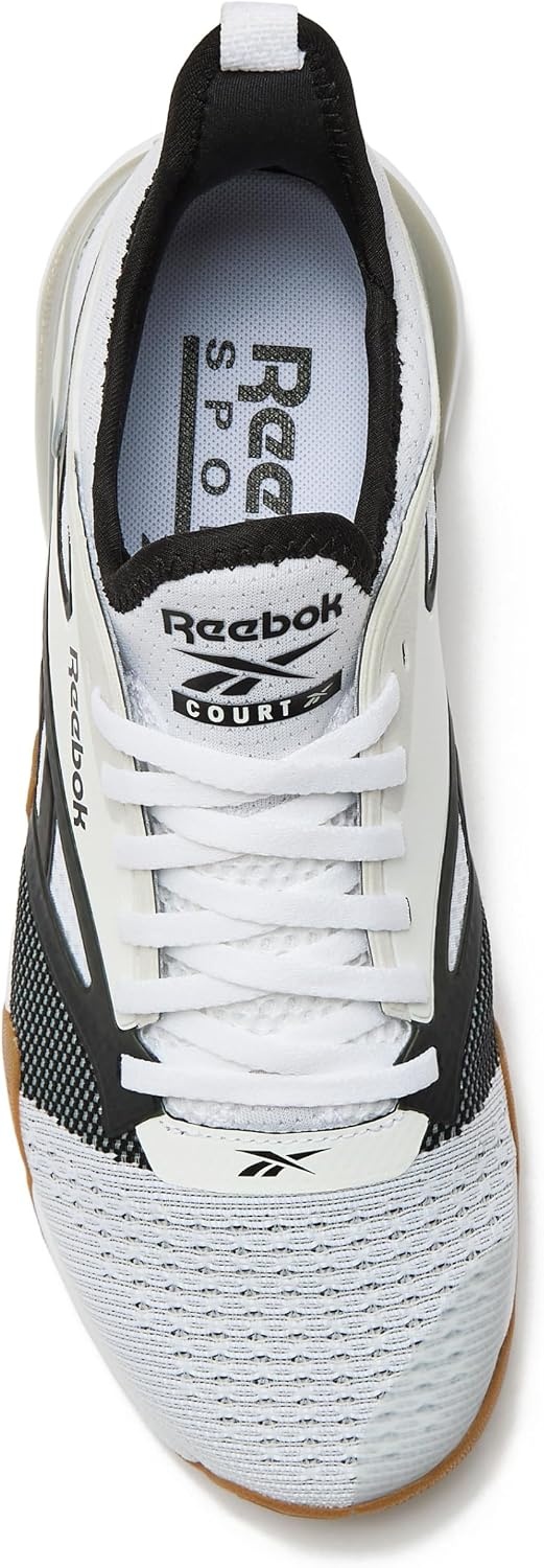 image:imageReebok Nano Court Sport Mens Pickleball or Tennis Shoes for MenWhiteBlackGrey 1