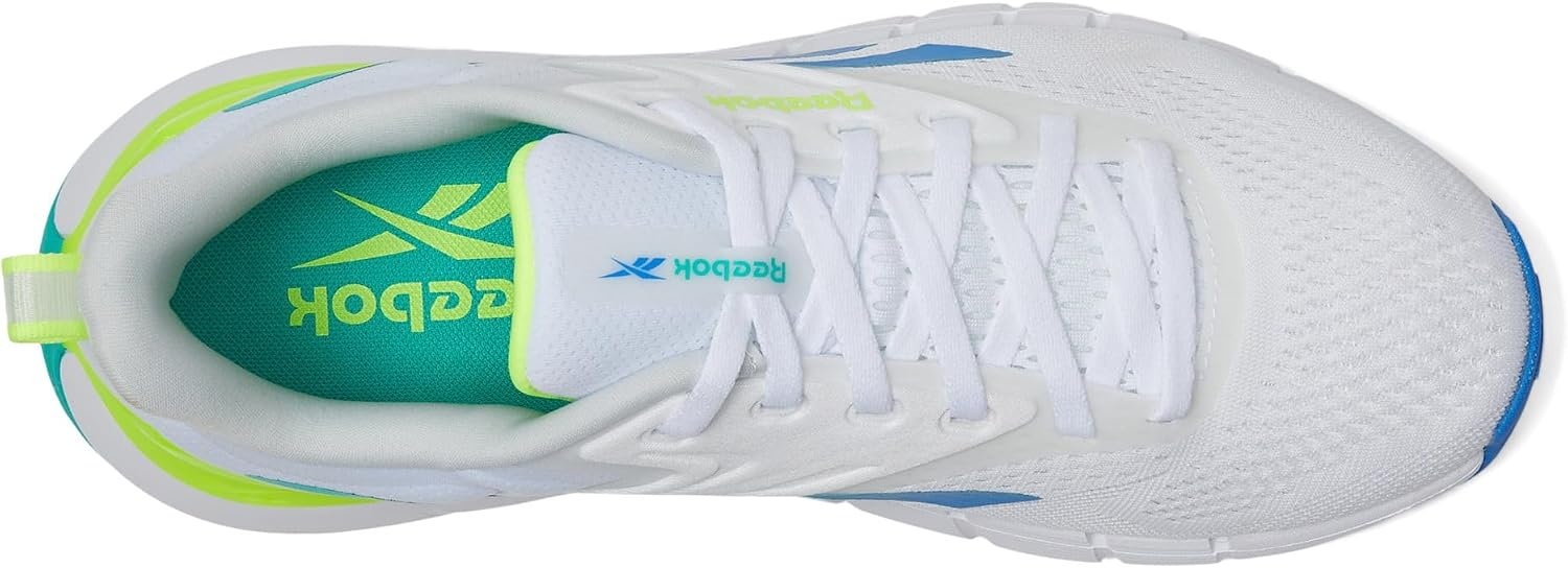 image:imageReebok Nano GymWhiteUnleashed GreenKinetic Blue