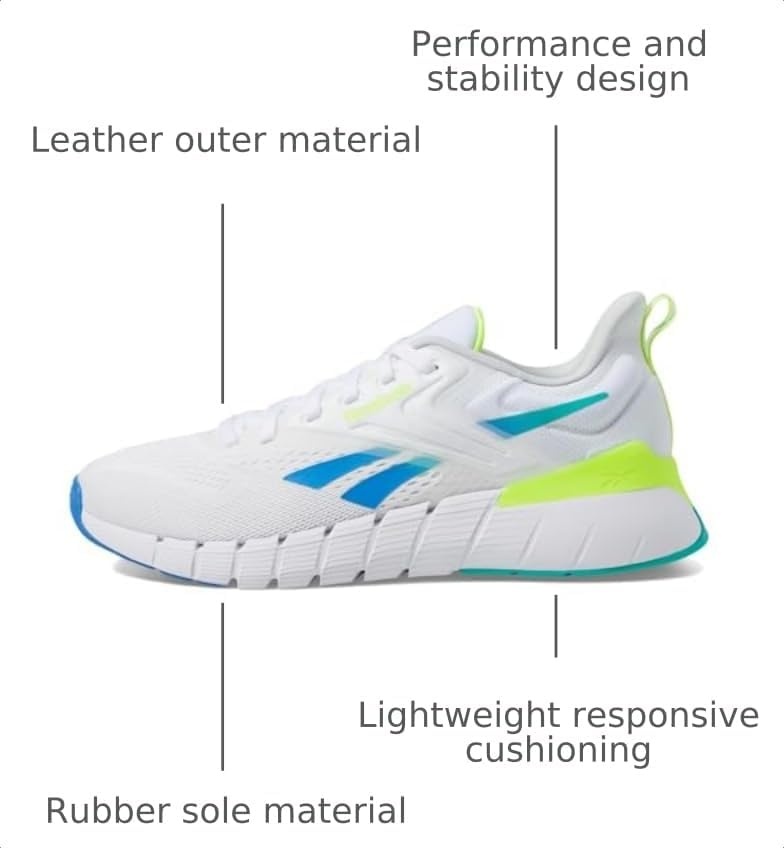image:imageReebok Nano GymWhiteUnleashed GreenKinetic Blue