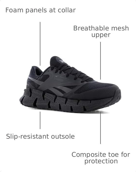 image:imageReebok Womens Floatzig Work OxfordsBlack