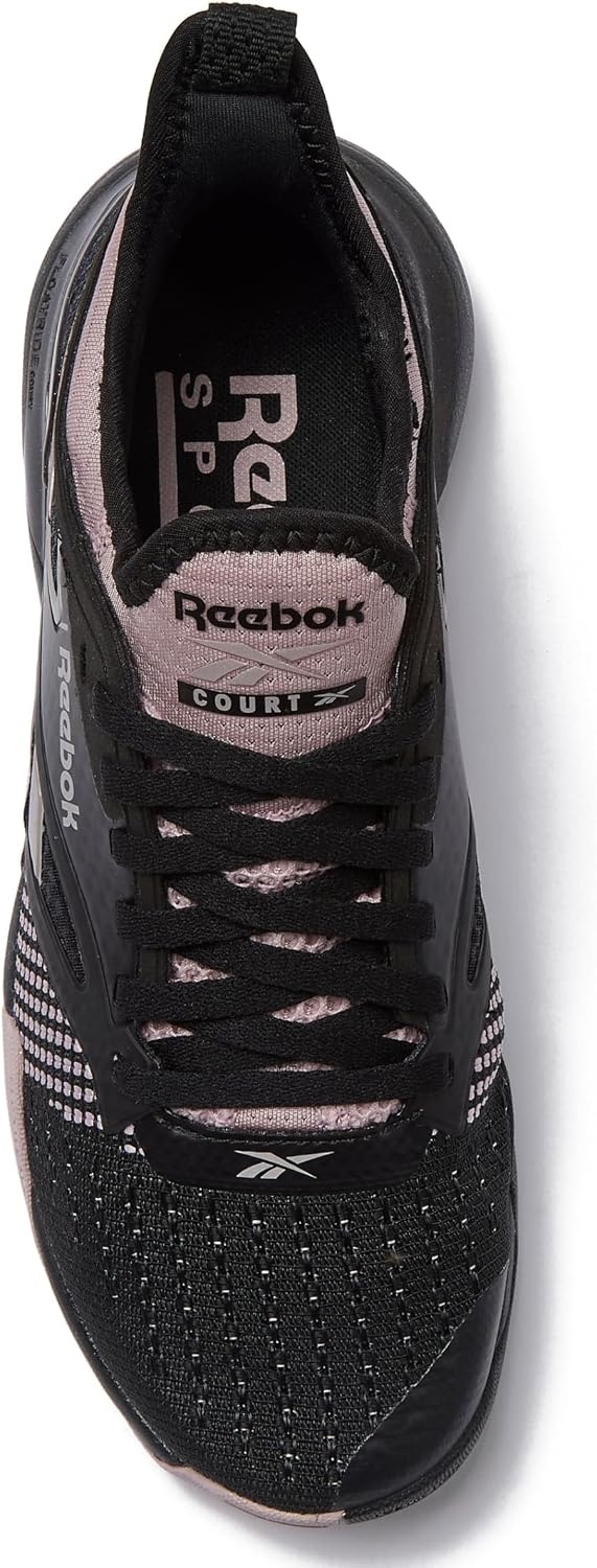 image:imageReebok Womens Nano Court Womens Tennis Shoes Pickleball Shoes for WomenBlackMuted Mauve