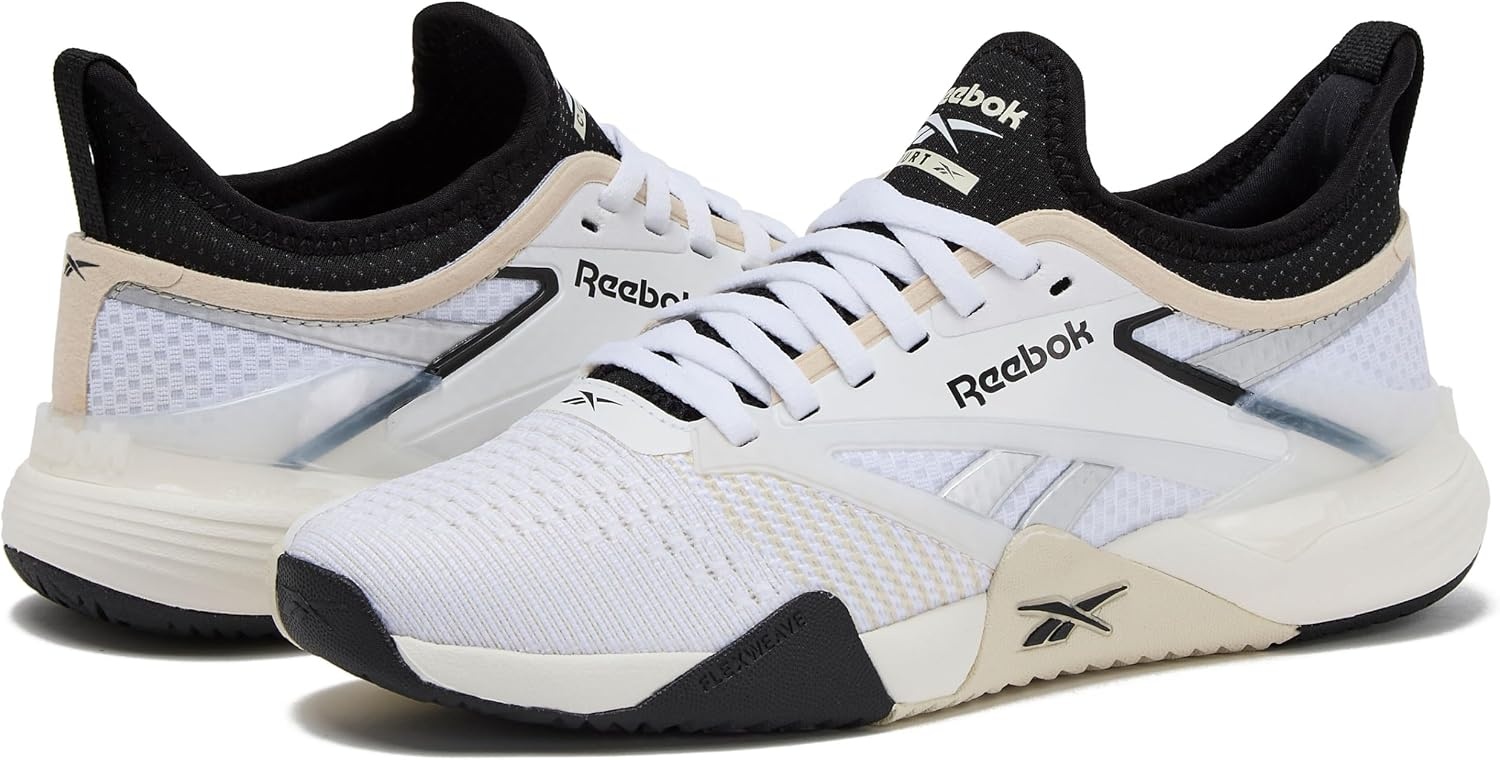 image:imageReebok Womens Nano Court Womens Tennis Shoes Pickleball Shoes for WomenFootwear WhiteBlackSilver Metallic
