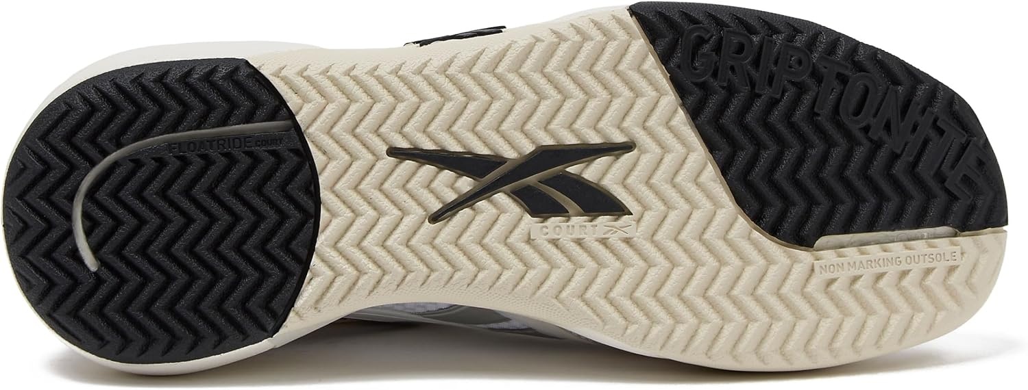 image:imageReebok Womens Nano Court Womens Tennis Shoes Pickleball Shoes for WomenFootwear WhiteBlackSilver Metallic